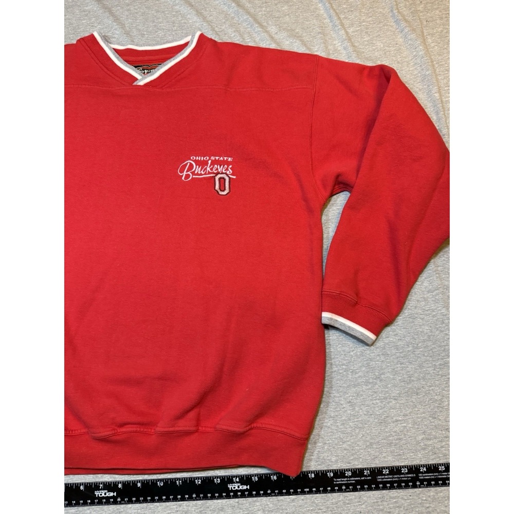 Sport One Ohio State Buckeyes Red Sweatshirt, Large - Picture 3 of 15